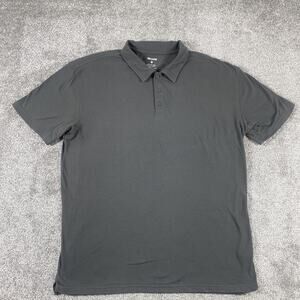 True Classic Polo Shirt‎ Mens Extra Large Short Sleeve Classic Minimalist Gray